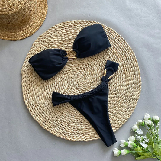 Barcelona bandeau bikini sets