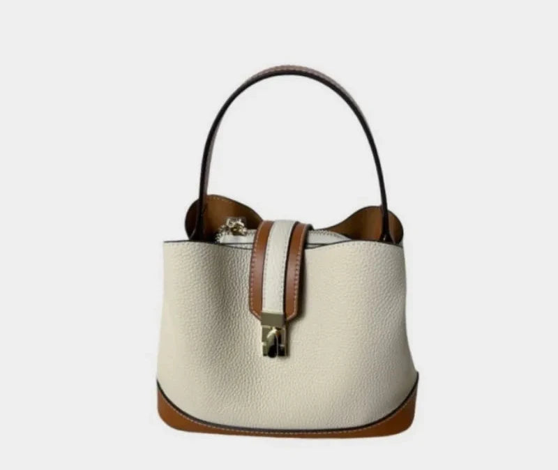 Lock Leather Bag