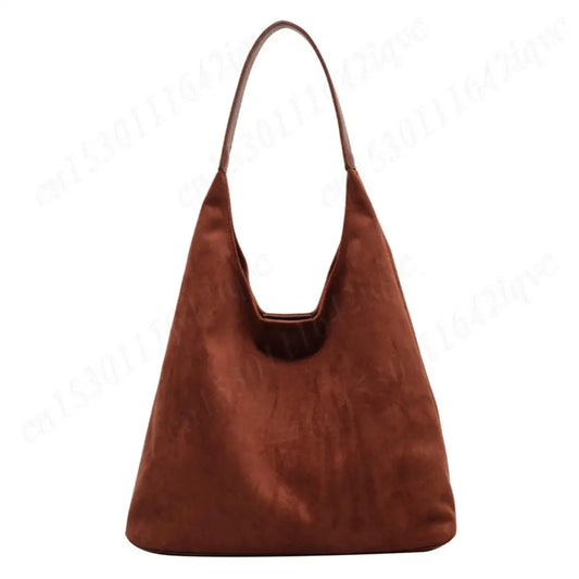 Champ Suede Shoulder Bag