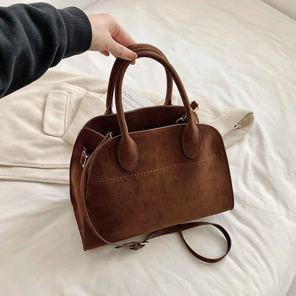 A Bag - Suede Tote Bag