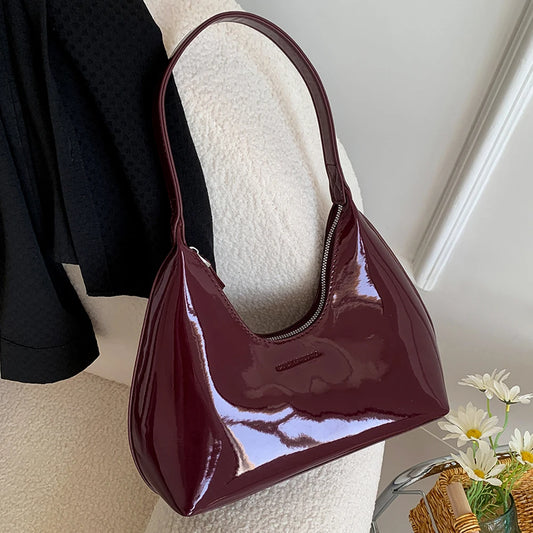 Patent Shoulder Bag