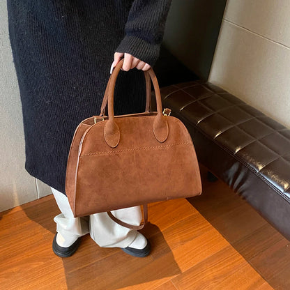 A Bag - Suede Tote Bag