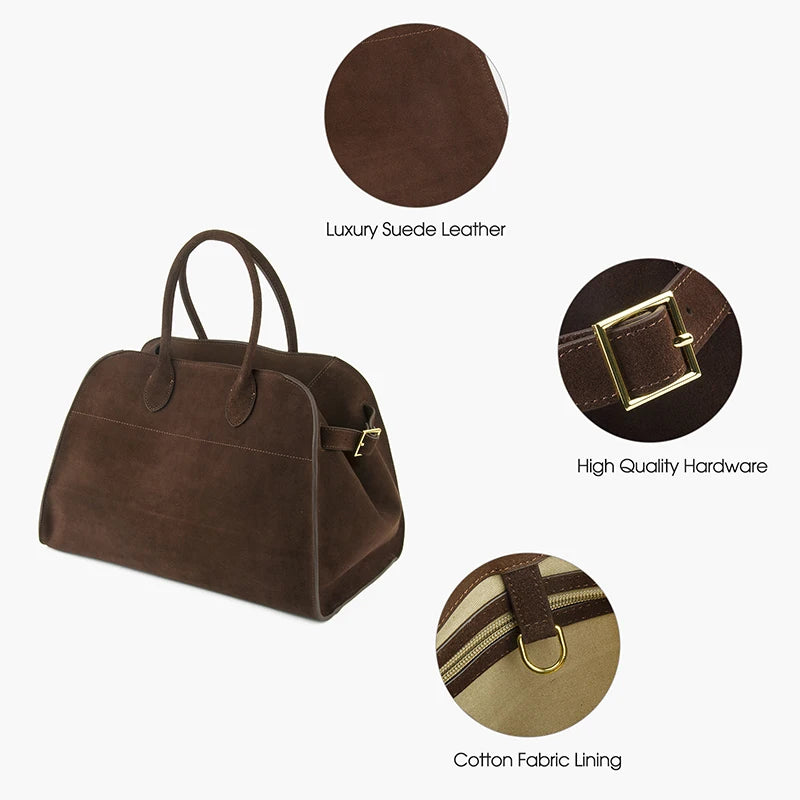 A Bag - Premium Suede Tote Bag