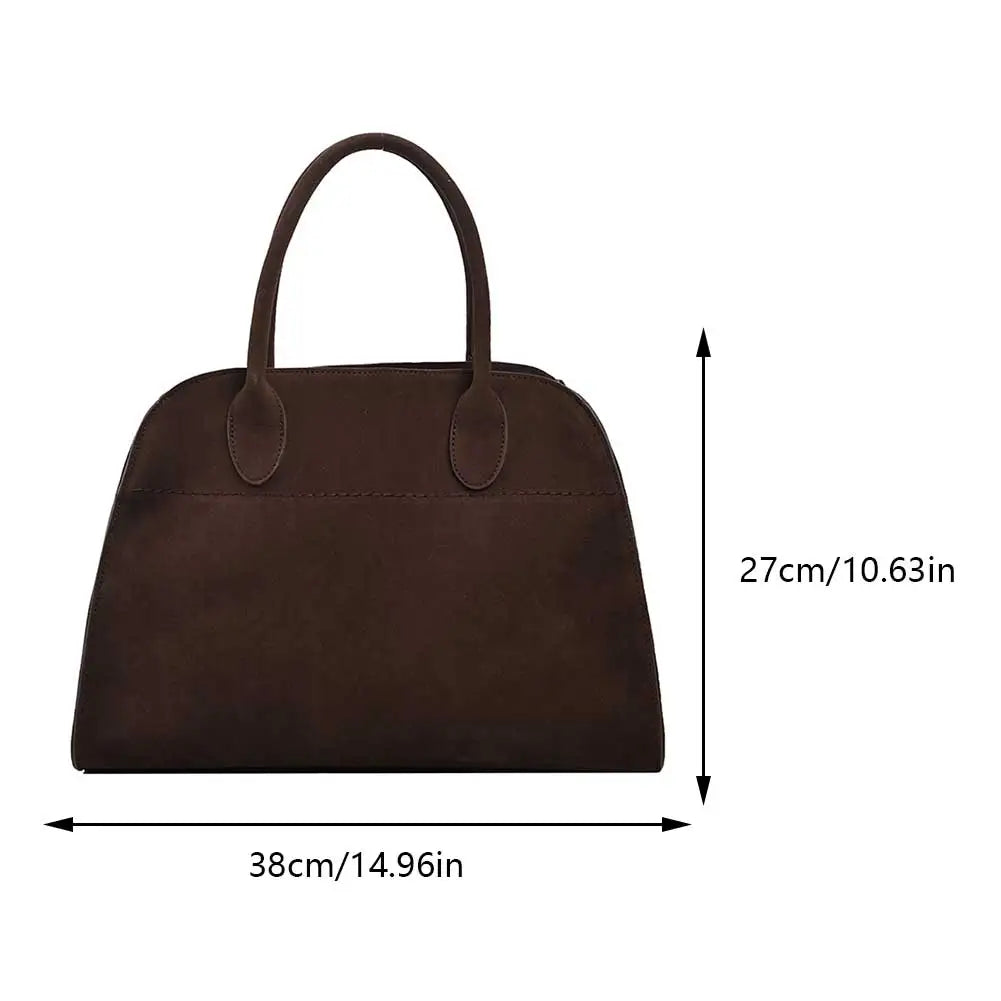 A Bag - Suede Tote Bag