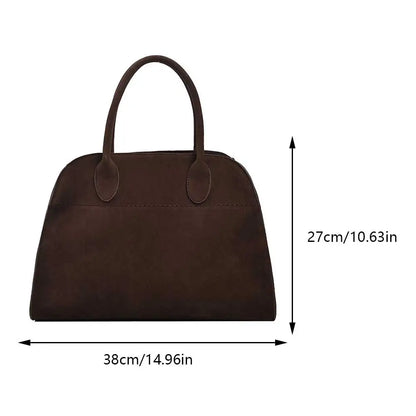 A Bag - Suede Tote Bag