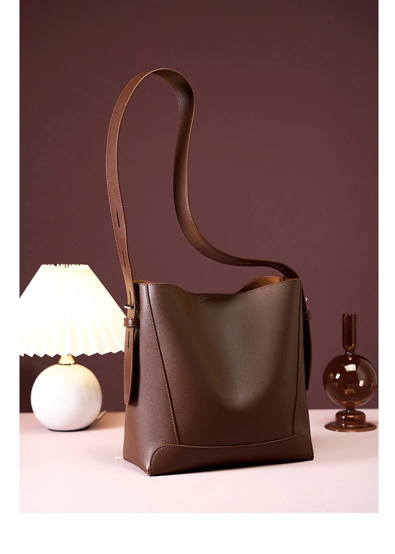 City Genuine Leather Shoulder Bag