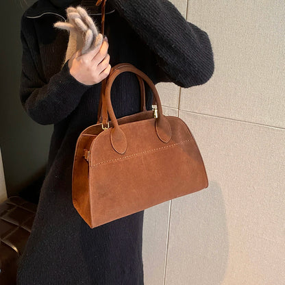 A Bag - Suede Tote Bag