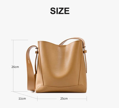 City Genuine Leather Shoulder Bag