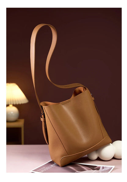 City Genuine Leather Shoulder Bag