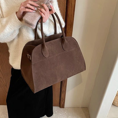 A Bag - Suede Tote Bag