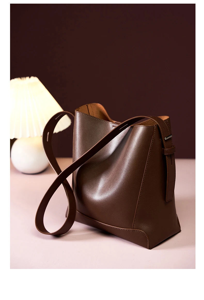 City Genuine Leather Shoulder Bag