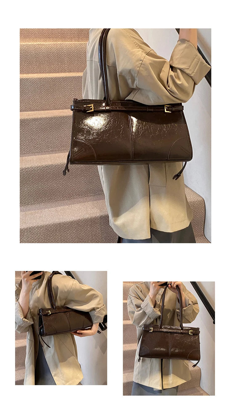 '00s Underarm Briefcase Bag