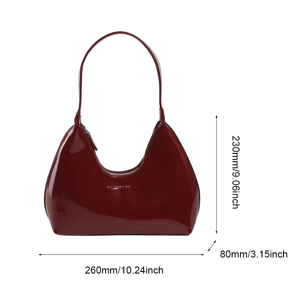 Patent Shoulder Bag