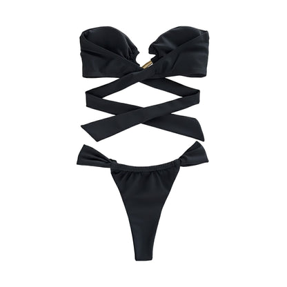 Barcelona bandeau bikini sets